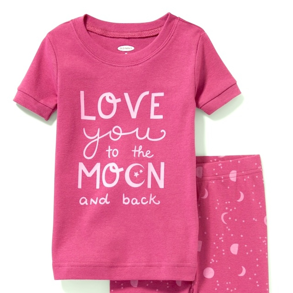 SOLD NWT Old Navy Sleep Set 4T “Love you to the...